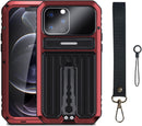 iPhone 13 Metal Kickstand Holster Case | Heavy Duty iPhone 13 Aluminum Case