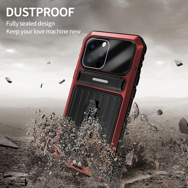 iPhone 13 Metal Kickstand Holster Case | Heavy Duty iPhone 13 Aluminum Case - Gorilla Cases