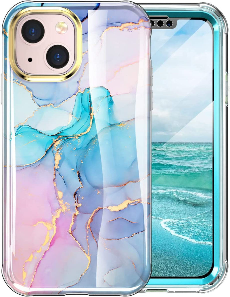 iPhone 13 Mini Case 5.4 inch Slim Full-Body Stylish Screen Protector (Marble) - Gorilla Cases