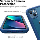 iPhone 13 Mini Case Screen Protector Full - Body Rugged Clear Case