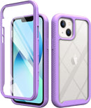 iPhone 13 Mini Case Screen Protector Full - Body Rugged Clear Case