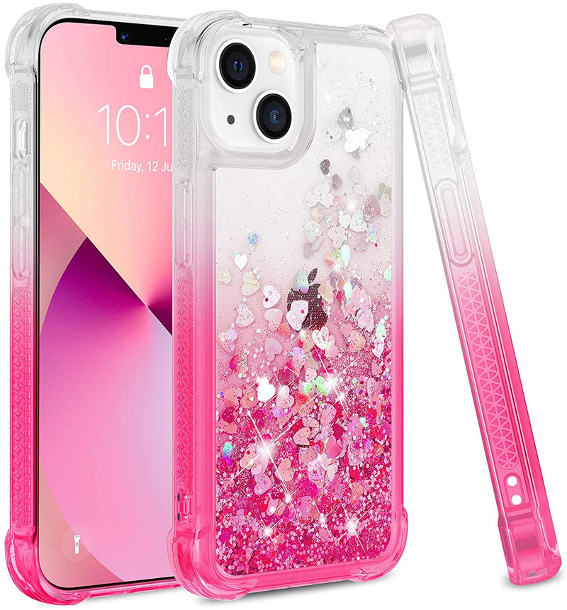 iPhone 13 Mini Glitter Bling Sparkle Floating Quicksand Soft TPU Prote iPhone 13 Mini Glitter Bling Sparkle Floating Quicksand Soft TPU Prote