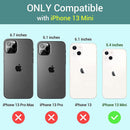 iPhone 13 Mini Glitter Bling Sparkle Floating Quicksand Soft TPU Protective Women Girls Phone Case