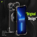 iPhone 13 Mini Shockproof Bumper Armor Aluminum Carbon Fiber Case