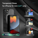 iPhone 13 Mini Tempered Glass Screen Protector with (3 Pack Camera Lens Protector)