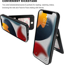 iPhone 13 Pro Case Wallet Credit Card Holder, Premium Leather Magnetic 6.1 inch Black