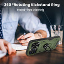 iPhone 13 Pro Kickstand Case Slide Lens Cover Mount Cover Case - Green