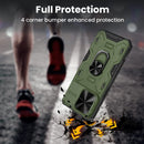 iPhone 13 Pro Kickstand Case Slide Lens Cover Mount Cover Case - Green