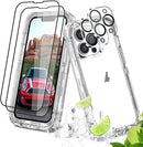 iPhone 13 Pro Max Belt - Clip Kickstand Holster Full Body Rugged Case