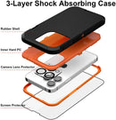 iPhone 13 Pro Max Belt - Clip Kickstand Holster Full Body Rugged Case