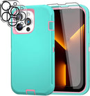 iPhone 13 Pro Max Belt - Clip Kickstand Holster Full Body Rugged Case