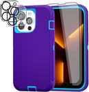 iPhone 13 Pro Max Belt - Clip Kickstand Holster Full Body Rugged Case