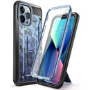iPhone 13 Pro Max Case Full - Body Rugged Holster Kickstand Case