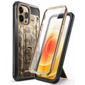 iPhone 13 Pro Max Case Full - Body Rugged Holster Kickstand Case