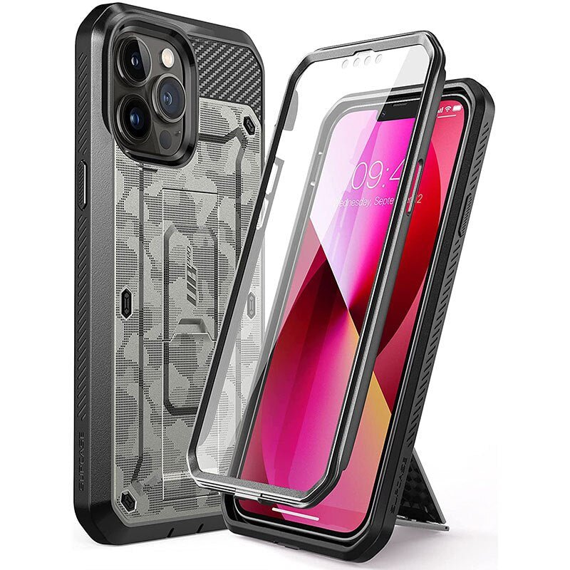iPhone 13 Pro Max Case Full-Body Rugged Holster Kickstand Case - Gorilla Cases