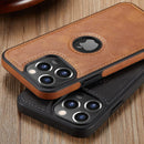 iPhone 13 Pro Max Case Slim Premium Vegan Leather Classic Luxury Case