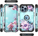 iPhone 13 Pro Max Flower Case For Women | Heavy Duty Case