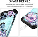 iPhone 13 Pro Max Flower Case For Women | Heavy Duty Case