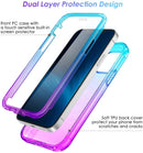 iPhone 13 Pro Max Full Body Cover Pink Soft TPU Protective Clear Women's Case