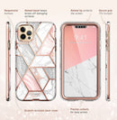 iPhone 13 Pro Max Marble Case | Full - Body iPhone 13 Pro Max Stylish Protective Case