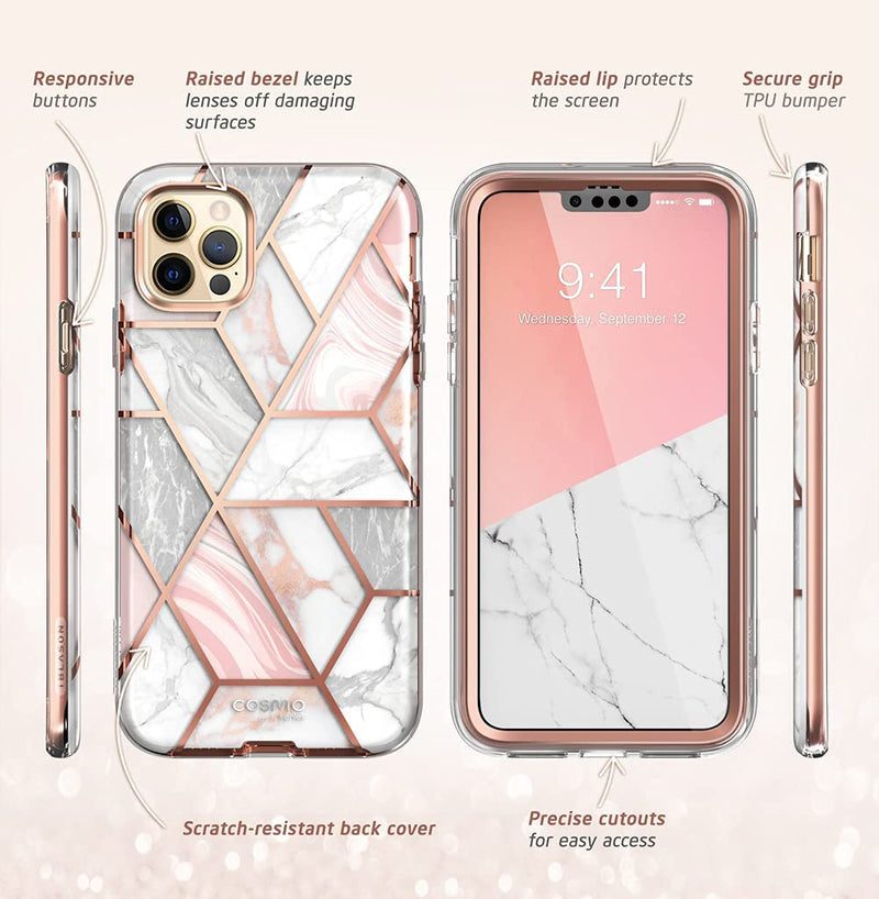 iPhone 13 Pro Max Marble Case | Full-Body iPhone 13 Pro Max Stylish Protective Case - Gorilla Cases