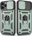 iPhone 13 Pro Max Ring Case with Slide Camera Cover & Kickstand