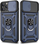 iPhone 13 Pro Max Ring Case with Slide Camera Cover & Kickstand