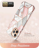 iPhone 13 Pro Max Slim Full - Body Marble Stylish Protective Case