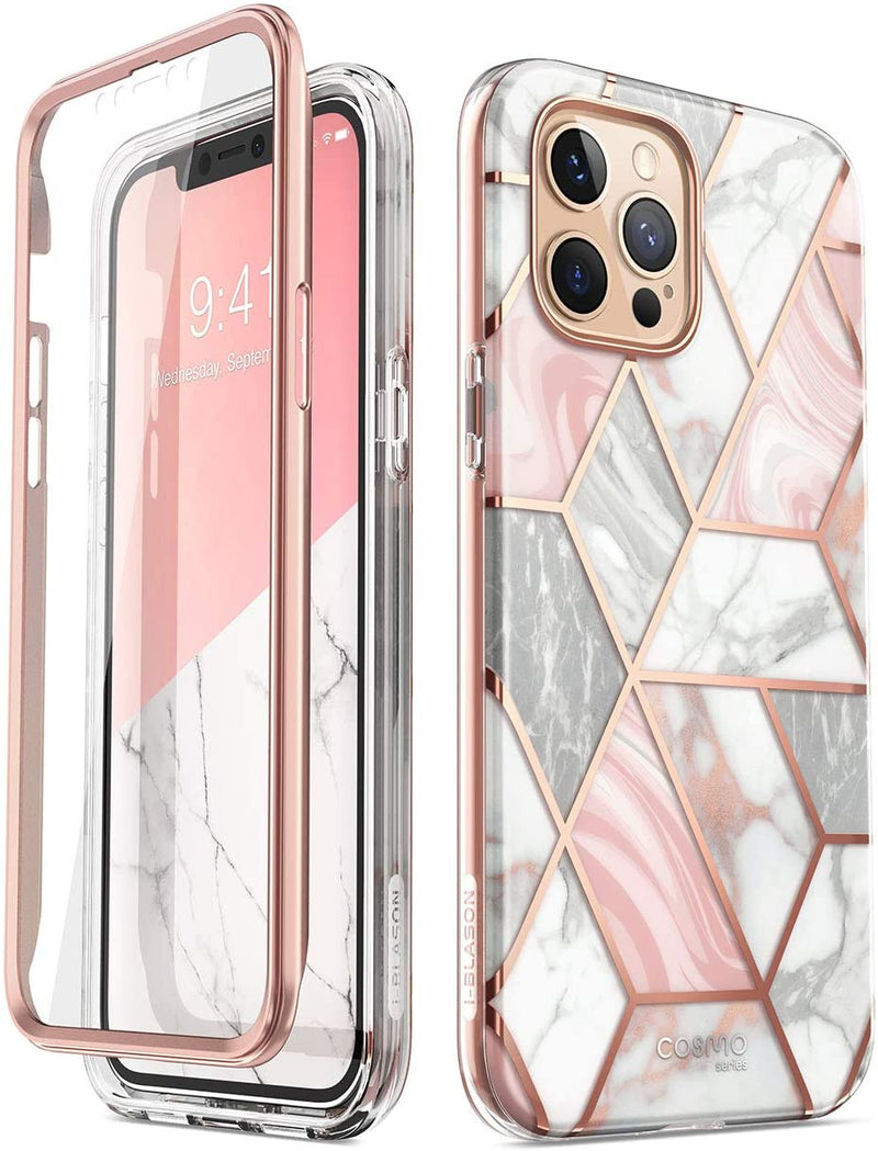 iPhone 13 Pro Max Slim Full-Body Marble Stylish Protective Case - Gorilla Cases