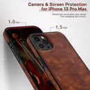 iPhone 13 Pro Max Slim Luxury Leather Case