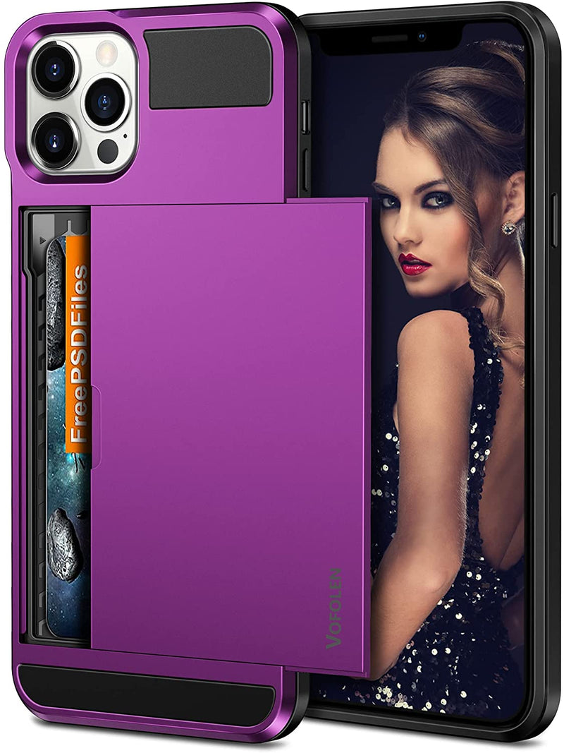 iphone credit card sleeve iPhone 13 Pro Max Wallet Credit Card Case