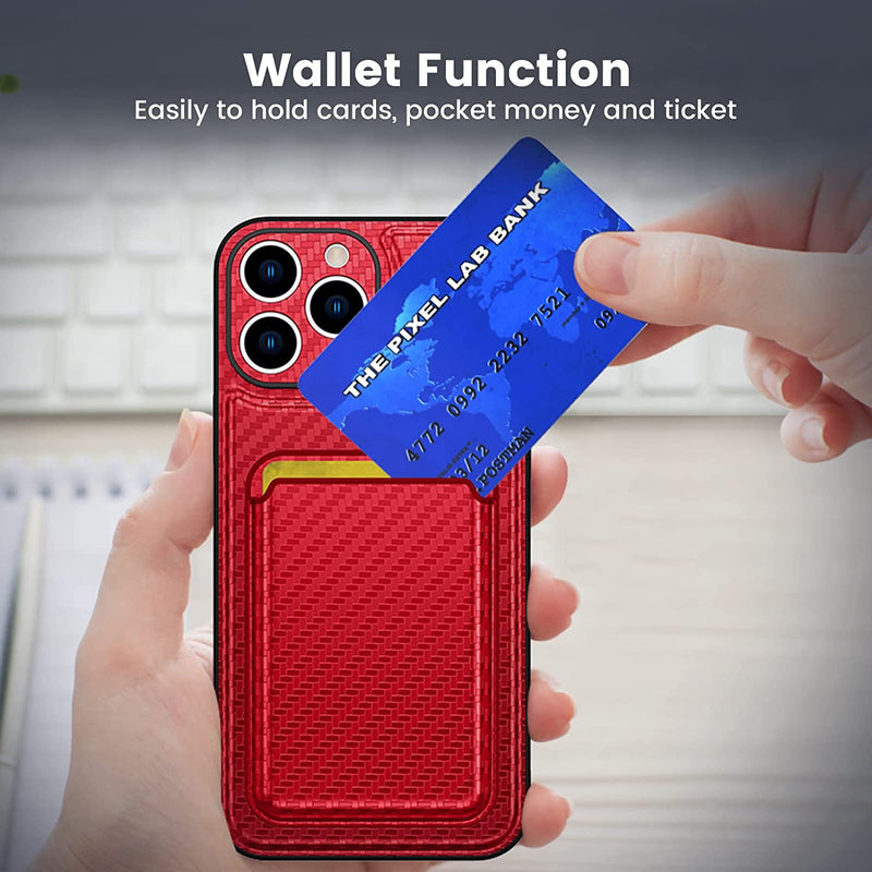 iPhone 13 Pro Max Wallet Detachable Card Holder Cover with Magnetic Case - Gorilla Cases