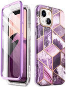 iPhone 13 Slim Full - Body Stylish Protective Marble Case