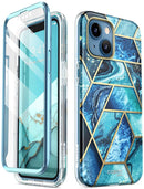 iPhone 13 Slim Full - Body Stylish Protective Marble Case