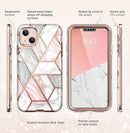 iPhone 13 Slim Full - Body Stylish Protective Marble Case
