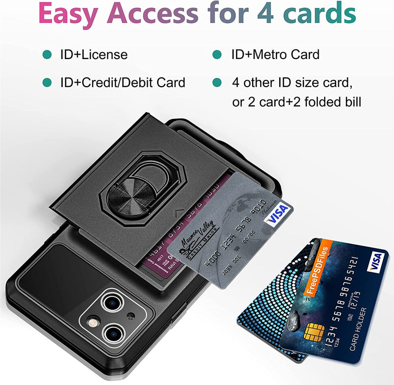 iPhone 13 Wallet Credit Card Holder Case - Gorilla Cases