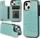 iPhone 13 Wallet Premium Leather Case with Card Holder