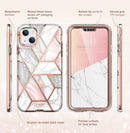 iPhone 14 Case 6.1 inch/iPhone 13 Case 6.1 inch Protective Case Marble