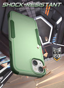 iPhone 14 Case, Dual Layer Heavy Duty Tough Rugged Light Weight Phone Case 6.1 Inch, Mint