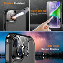 iPhone 14 Case, Heavy Duty Full Body Shockproof Slim Phone Case Cover 6.1''