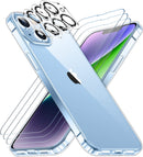 iPhone 14 Case, Heavy Duty Full Body Shockproof Slim Phone Case Cover 6.1''