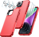iPhone 14 Case, Heavy Duty Full Body Shockproof Slim Phone Case Cover 6.1''