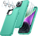iPhone 14 Case, Heavy Duty Full Body Shockproof Slim Phone Case Cover 6.1''
