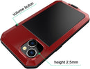 iPhone 14 Case, Marrkey 360 Full Body Protective Cover 14 6.1 Inch - Red
