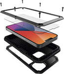 iPhone 14 Case, Marrkey 360 Full Body Protective Cover 14 6.1 Inch - Red