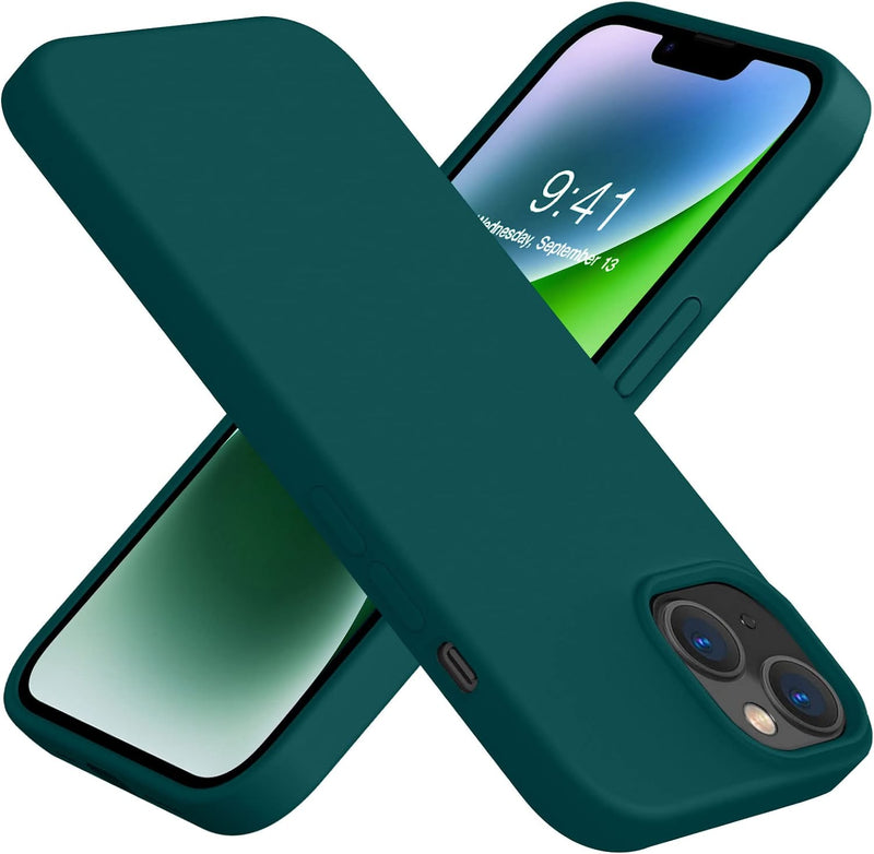 iPhone 14 Case, Premium Silicone Shockproof Slim Phone Case Hot Pink - Gorilla Cases