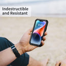 iPhone 14 Metal Case, Heavy Duty Shockproof Rugged Case Black