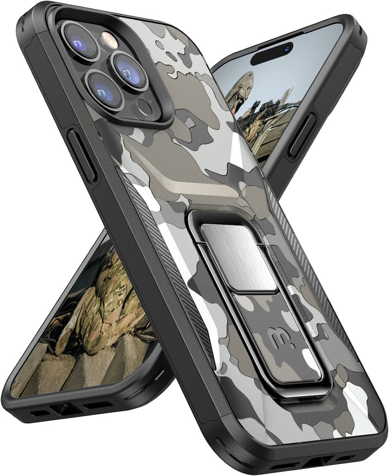 iPhone 14 Plus 6.7", Heavy Duty Military Grade Drop Protective Cover Kickstand Plum - Gorilla Cases