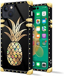 iPhone 14 Plus Case, Gold Chain Leopard Print Corner Back Cover Case 6.7 Inch