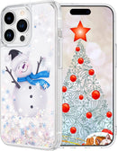 iPhone 14 Plus Case, iPhone 14 Plus Glitter Case Girly Bling Sparkle Soft TPU Case Gold Silver